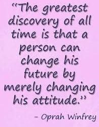 The Right Attitude is Key